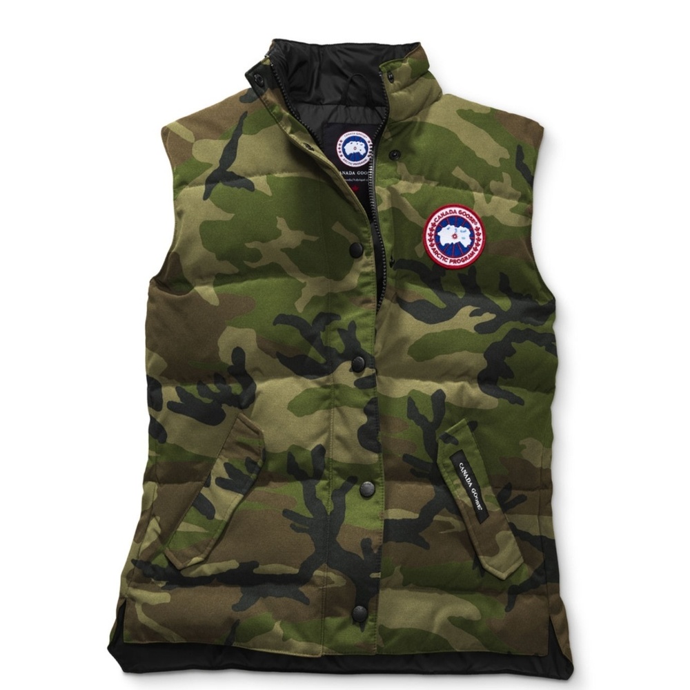 NWT Canada Goose Freestyle Camo Puffer Vest